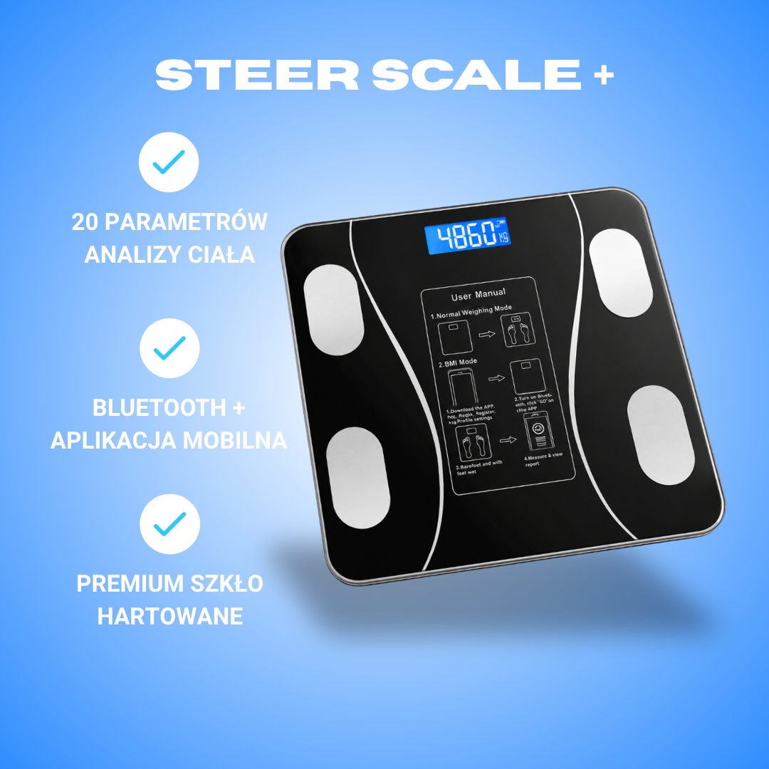Steer Scale+ - Inteligenta waga